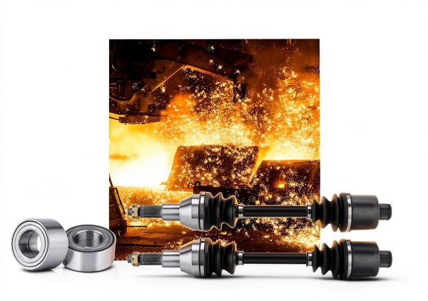 Rear CV Axle Shaft with Wheel Bearing Magorfas-4