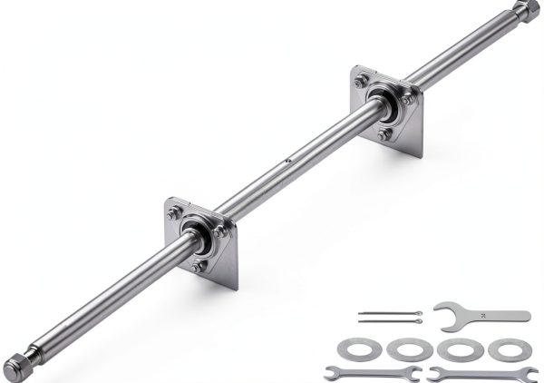 CILOYU Go Kart Axle Kit Solid Steel-0