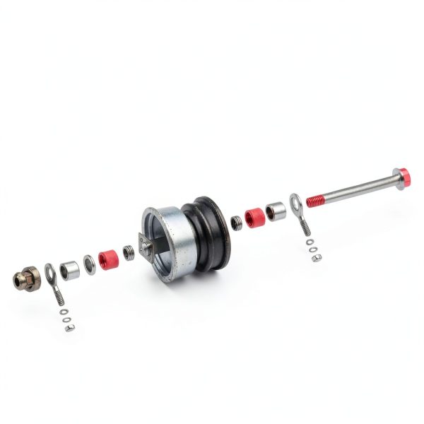 CT100U Mini Bike Axle FUWTLP Polished Steel-2