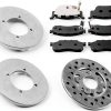 Caltric Powersports Disc Brake Pads for Honda Pioneer-4