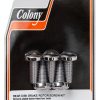 Rear Brake Rotor Bolts Colony Chrome Torx Set-0
