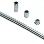 Minho Powersports Axle 10mm 235mm High-Strength Steel-0