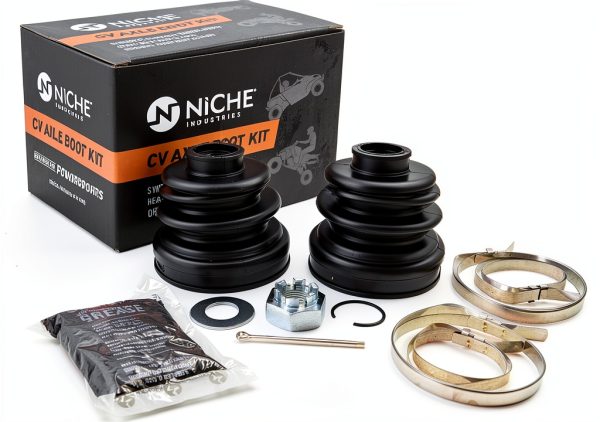 Polaris Rear Axle Boot NICHE Polished Neoprene-0