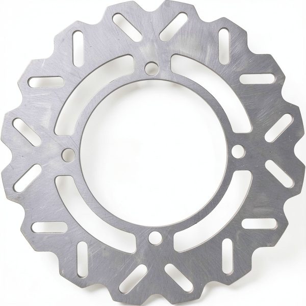 Rear Disc Brake Rotor NICHE Polished Metal 240mm-3