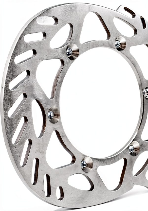Kawasaki Disc Brake Rotor Metal Polished-5