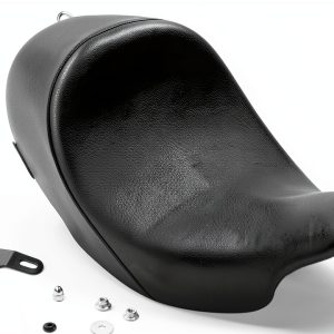 Danny Gray Black Vinyl Street Cruiser Motorcycle Seat-0