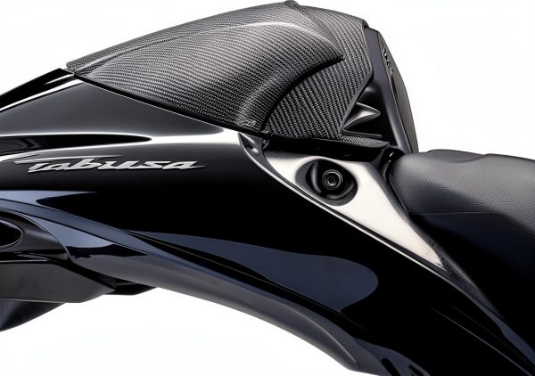 PABBUG Silver Aluminum Rear Seat Cowl for GSX‑R1300 Hayabusa 2021‑2023-4