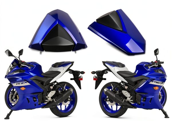 PSLER Motorcycle Rear Seat Cowl GMCO0036BU Modern ABS Plastic Design-6