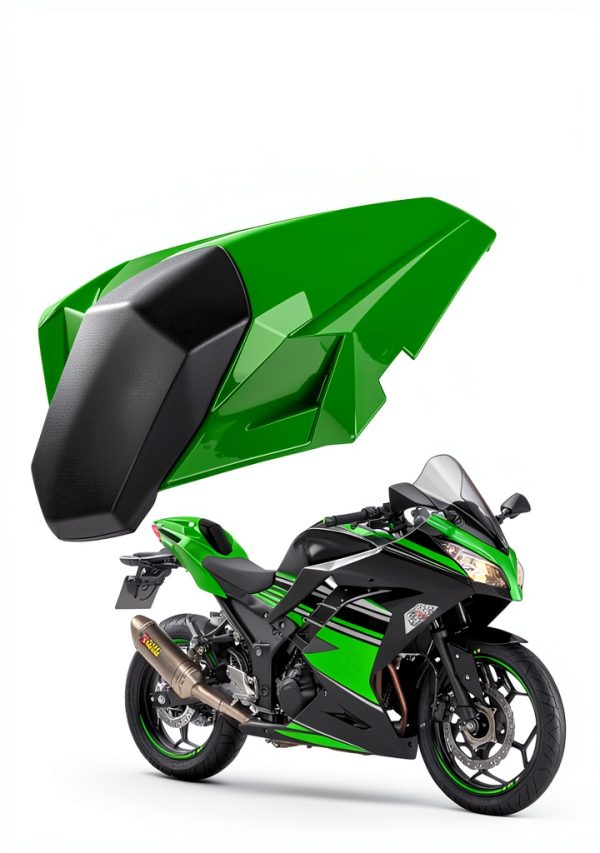 PSLER Motorcycle Seat Cowl Rear Green Plastic Modern Fit CO0027GE-1