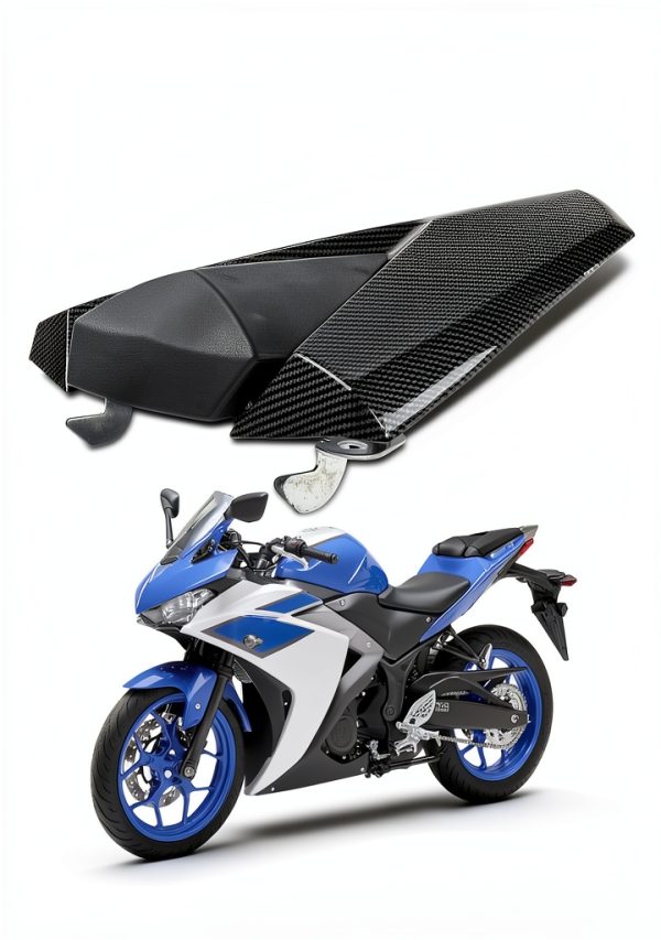 PSLER Carbon Fiber Rear Motorcycle Seat Cowl CO0036CA ABS Plastic-1