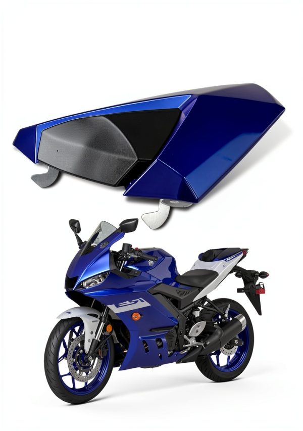 PSLER Motorcycle Rear Seat Cowl GMCO0036BU Modern ABS Plastic Design-1