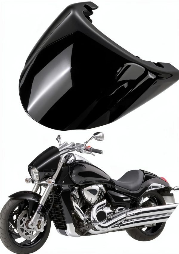 PSLER Motorcycle Rear Seat Cowl Black ABS Plastic Modern Fit CO0028BA-0