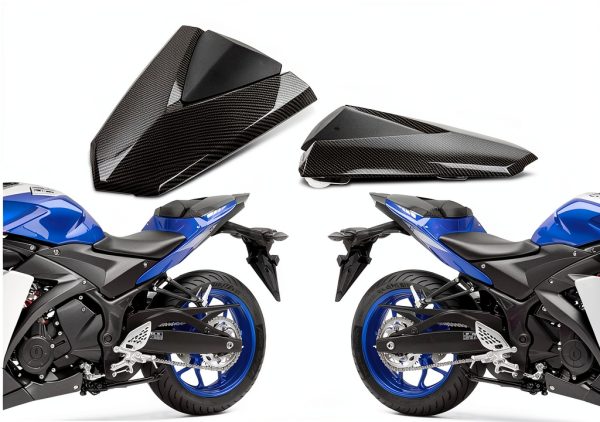 PSLER Carbon Fiber Rear Motorcycle Seat Cowl CO0036CA ABS Plastic-6