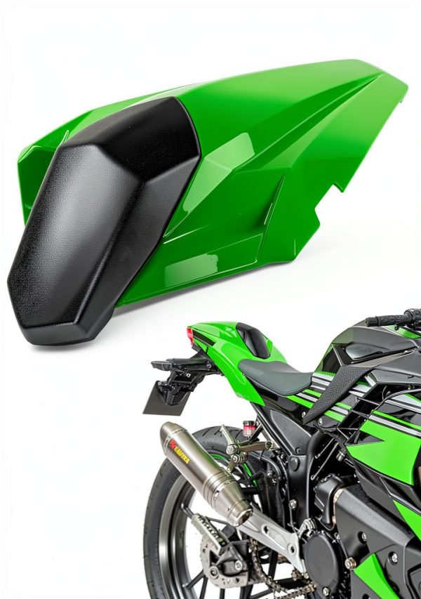 PSLER Motorcycle Seat Cowl Rear Green Plastic Modern Fit CO0027GE-0