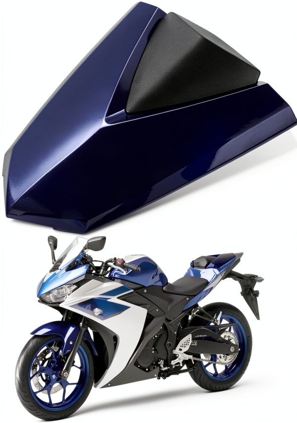 PSLER Motorcycle Rear Seat Cowl GMCO0036BU Modern ABS Plastic Design-0