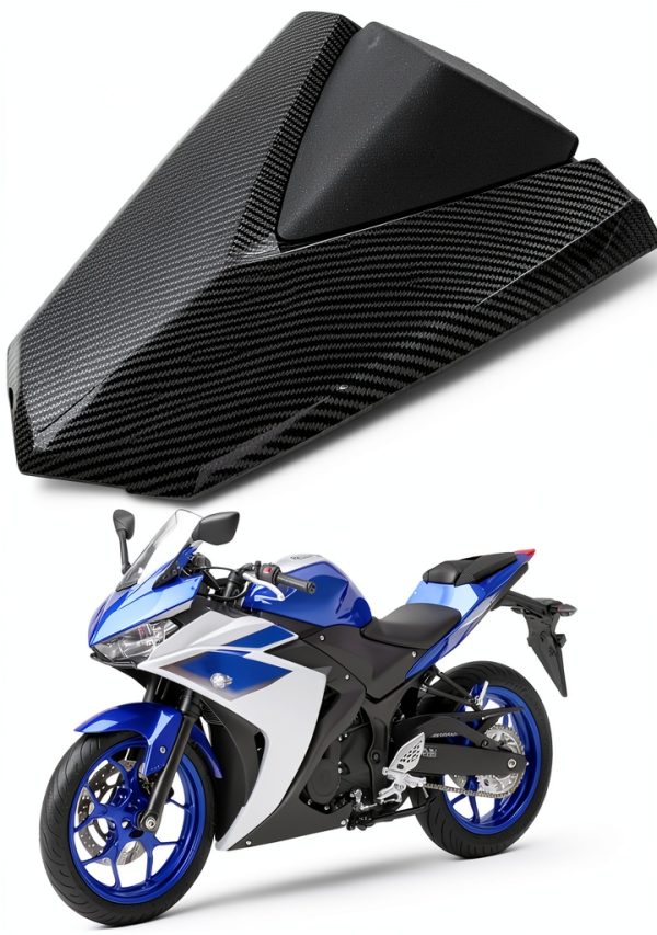 PSLER Carbon Fiber Rear Motorcycle Seat Cowl CO0036CA ABS Plastic-0