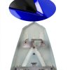 PSLER Motorcycle Rear Seat Cowl GMCO0036BU Modern ABS Plastic Design-3