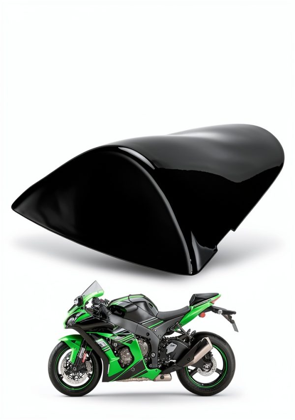 Kawasaki Ninja ZX6R & ZX10R Seat Cowl PSLER Black ABS Aluminum-1