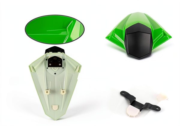 PSLER Motorcycle Seat Cowl Rear Green Plastic Modern Fit CO0027GE-3