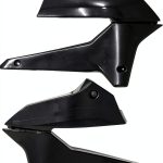 Kanoxbike Kawasaki KLX250 Front Side Cover Cowl Fairing – Black-0